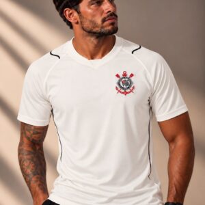 Camisa Corinthians I 26/27 Torcedor Masculina - modelo vestindo