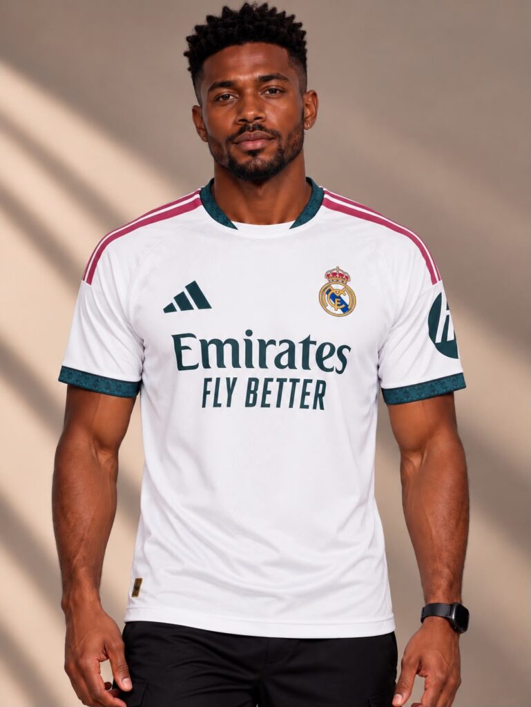 Camisa Real Madrid I 26/27 Torcedor Masculina - modelo vestindo