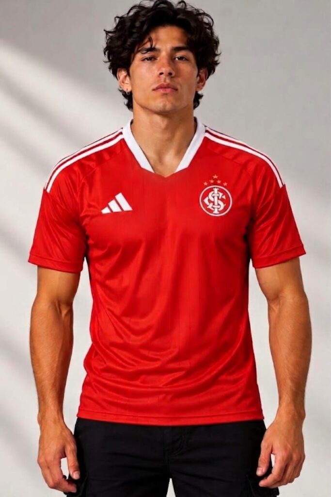 Camisa Internacional I 26/27 Torcedor Masculina - modelo vestindo